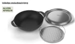 Weber Wok - BBQ accesoires - Zwart - Gietijzer voor €50 bij Welkoop