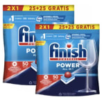 100 pastillas Finish Power All in 1 lavavajillas por 12,55€