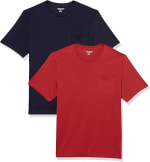 Amazon Essentials Men’s 2 Pack Pocket T-Shirts for £6.19