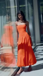 Vestido tejido combinado globo por 9.99€