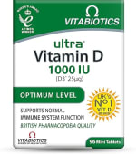 Vitabiotics Ultra Vitamin D 1000IU 96 Tablets £2.56