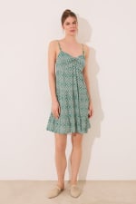 Vestido corto estampado geométrico para Mujer por 16.99€