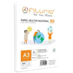 Ofituria Paquete de 250 Folios A3 de 80g Papel Multifuncional Blanco por 4.99€