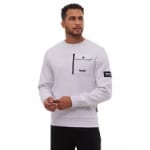 Bench Mens Rissio Designer Pocket Sweatshirt + Free Delivery using Code