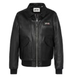 Blouson Cuir Noir Homme Schott LCJET à 199,99€
