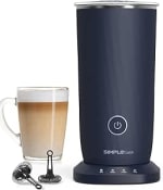 SIMPLETASTE Milk Frother, 4-in-1 Electric Milk Steamer, £25.49