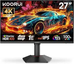 KOORUI G2741L 27" Monitor Gaming, UHD 2160P 160Hz / FHD 1080P 320Hz por 159.99€