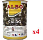 4 Botes de ALBO Caldo gallego con grelos, patata y alubias 420 g por 6.73€