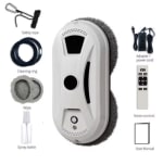 Robot limpiacristales con Fuerte succión y dobles ventosas por 29.31€