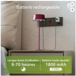 Lampe de table portable sans fil Philips LED à 19,98€