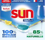 Paquet de 46 tablettes de Pastilles lave-vaisselle SUN à 14,80€