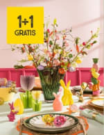 1+1 op Paasdecoratie en tafelen