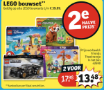 LEGO bouwsets t/m €39,99: 2e halve prijs bij Kruidvat