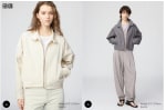 Dames Blouson Jack van Katoenmix voor €29,90 bij uniqlo