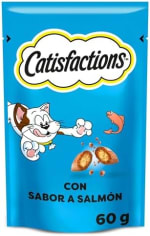 Premios Mars Catisfactions salmón gatos pack 12x60g por 9,75€