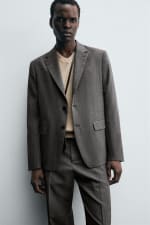 Zara Blazer Traje Cuadros por 29.99€