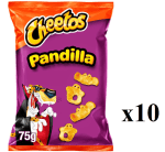 10 Bolsas de 75grs de CHEETOS Pandilla Snack con sabor a queso por 8.5€