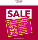 Tot 50% extra stapelkorting op de sale van Takko Fashion