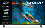 Sharp 40HF3365E Google TV, 40" FHD, Frameless, 60Hz, QLED por 199€