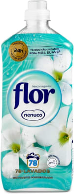 2 botes Flor Suavizante ropa concentrado, aroma nenuco 78 dosis por 4,39€