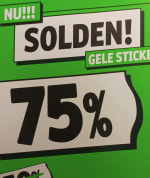 Kruidvat België: Solden met gele sticker -75% extra