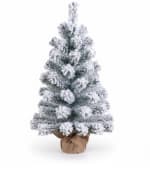 2 Unidades Dayron Mini Árbol de Navidad Nevado Boreal por 15,49€