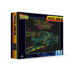Delorean Neon Puzzle 1000 piezas, edición Regreso al Futuro por 5.99€