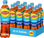 12x500ml flesjes Lipton Zero Sugar Ice Tea voor €11,28 bij Amazon