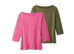 Esmara Pack de 2 Camisetas 3/4 de mujer por 8.99€