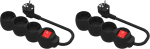 Simon 2 Bases Múltiples, Regleta de Enchufe Plano, 3 Tomas de 16A por 8.80€