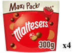 4 x Maltesers Snack Bolitas Leche Malteada recubiertas Chocolate 300gr por 14.52€
