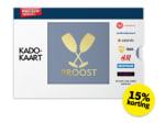 15% korting op een Kado+Kaart Proost in de AH voordeelshop