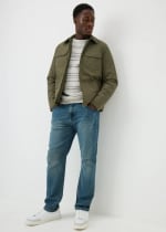 : Khaki Padded Cargo Shacket - S to 3XL - C&C Available