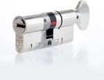 Yale Anti-Snap 3 Star Euro Thumbturn Cylinder, High Security, Nickel Finish, 40:40 (8
