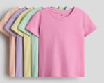 set van 5 t-shirts voor €6,99