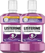 Listerine Cuidado Total Pack 2x1L por 10,70€