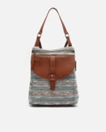 Mochila antirrobo estampado jacquard por 24€