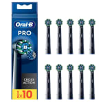 Oral-B Pro Cross Action Opzetborstels Zwart 10 stuks voor €21,95 bij Ibood