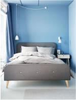 Parure de lit KATJA 240x220 gris à 10€