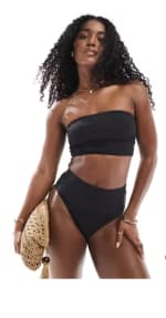 Threadbare - Ensemble de bikini bandeau avec bas à taille haute à 21,99€