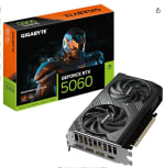 Carte Graphique GIGABYTE GeForce RTX 5060 WINDFORCE Max OC 8G à 309,99€