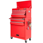 Excel Roller Tool Chest Cabinet – 8 Drawers, Red – £75.99 (Box Opened, Never Used, Co