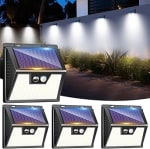 Lot de 4 Lampes Solaire Exterieur Lotmos détecteur de Mouvement à 18,24€