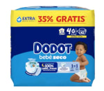 2 Packs Dodot Pañales Bebé Seco Extra T4 (10-15 Kg) 62 uds por 23.39€ mas descripción