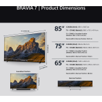Sony BRAVIA 7 K65XR70U XR70 65" 4K Ultra HD MiniLED QLED Smart Android TV [2024] - 5