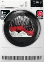 AEG 7000 Series Heat Pump Tumble Dryer 8kg TR718L4B, SensiDry Technology, 8Kg load,