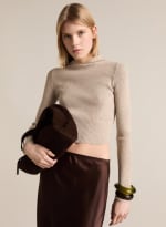 Jersey canalé con capucha para Mujer por 8.99€