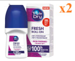 2 x Triple Dry APC8457 Desodorante Roll On Mujer 50ml Antitranspirante 100h a 5.98€