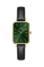 Reloj de cuarzo de piel y chapado en oro amarillo D.Wellington Quadro por 39.9€