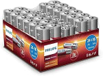 Philips Paquete Económico de Pilas 40 Piezas 24x Pilas AA y 16x Pilas AAA por 11.43€